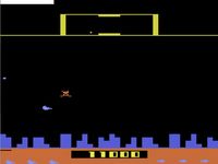 une photo d'Ã©cran de Defender sur Atari 2600